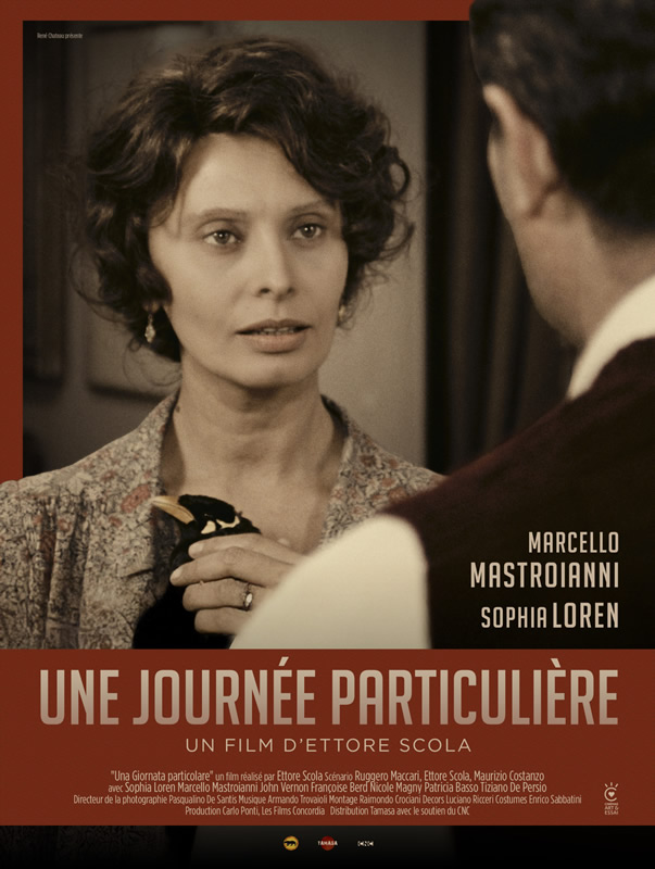 affiche UNE JOURNÉE PARTICULIÈRE Ettore Scola