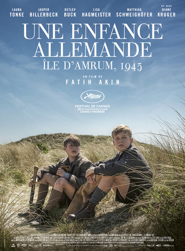affiche UNE ENFANCE ALLEMANDE, ÎLE D'AMRUM 1945 Fatih Akin