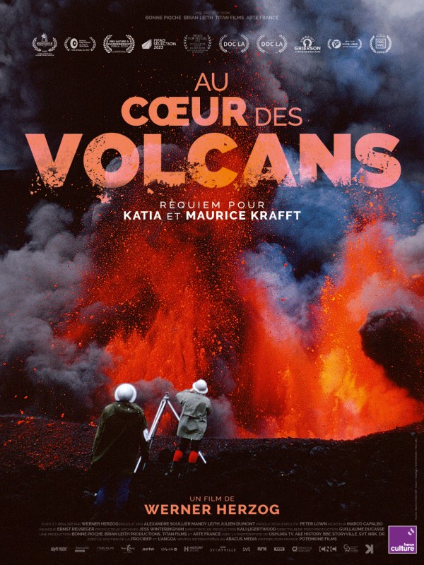 affiche AU COEUR DES VOLCANS Werner Herzog