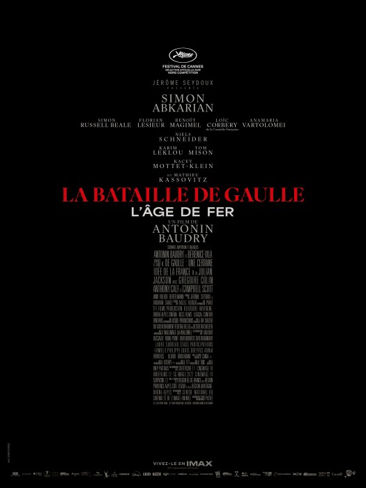 affiche LA BATAILLE DE GAULLE - L'ÂGE DE FER Antonin Baudry