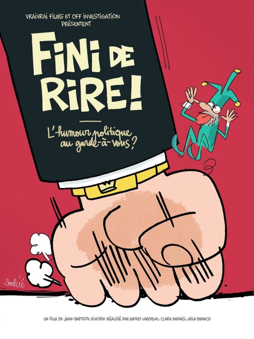 affiche FINI DE RIRE ! Matéo Larroque, Clara Menais, Mila Branco