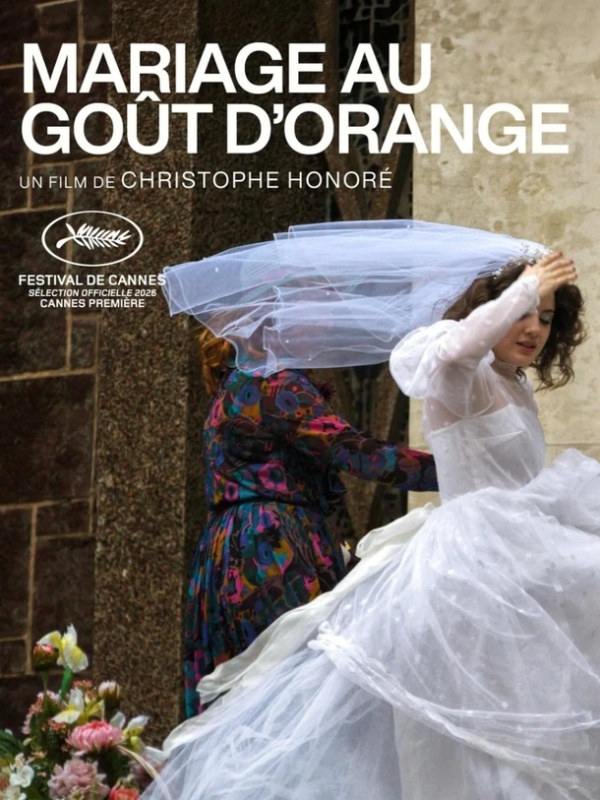 affiche MARIAGE AU GOÛT D'ORANGE Christophe Honoré