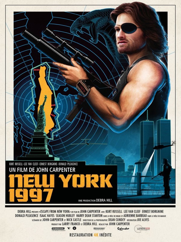 affiche NEW YORK 1997 John Carpenter