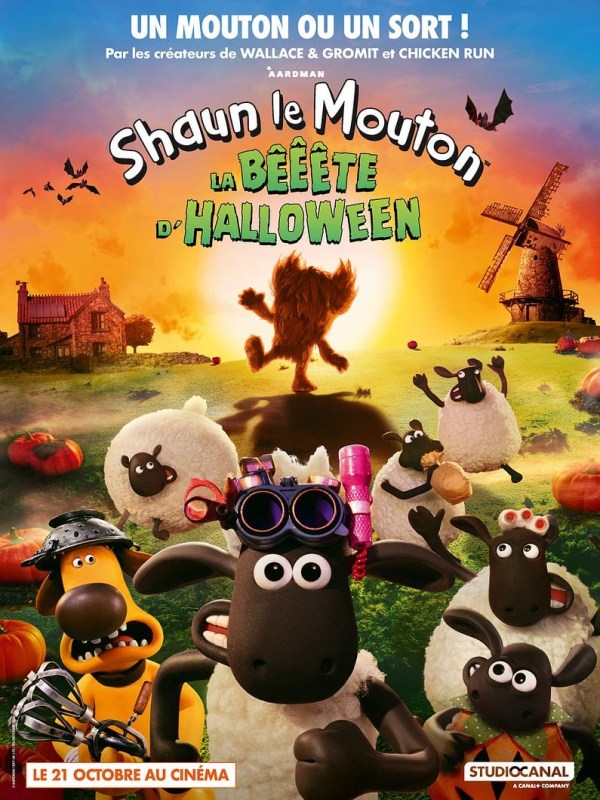 affiche SHAUN LE MOUTON : LA BÊÊÊTE D'HALLOWEEN Steve Cox & Matthew Walker