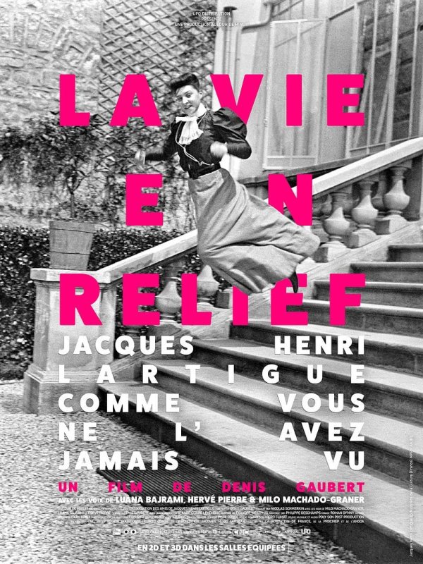 affiche LA VIE EN RELIEF Denis Gaubert